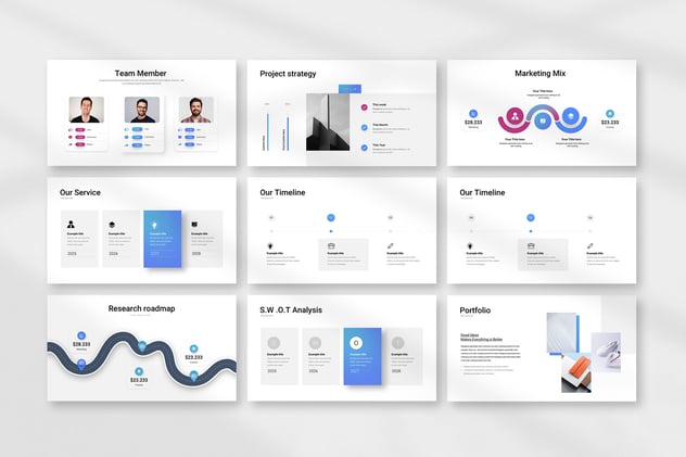 多功能商业融资营销方案PPT模板 - 顶尖PPT
