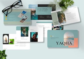 夏日美学主题演讲keynote模板 - 顶尖PPT