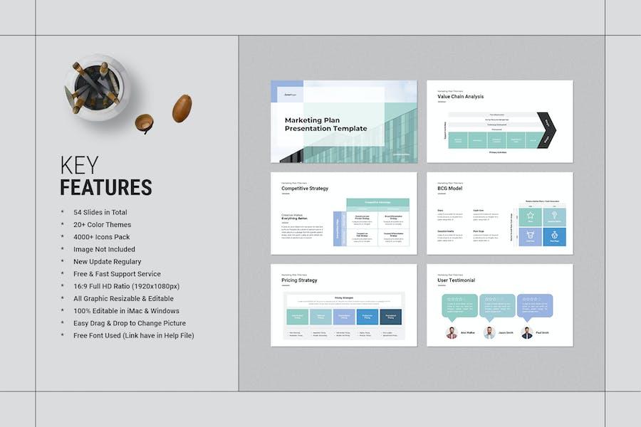 营销计划推广策略方案PPT模板 - 顶尖PPT