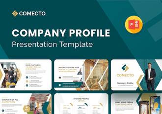 企业形象展示公司概况介绍PPT模板 - 顶尖PPT