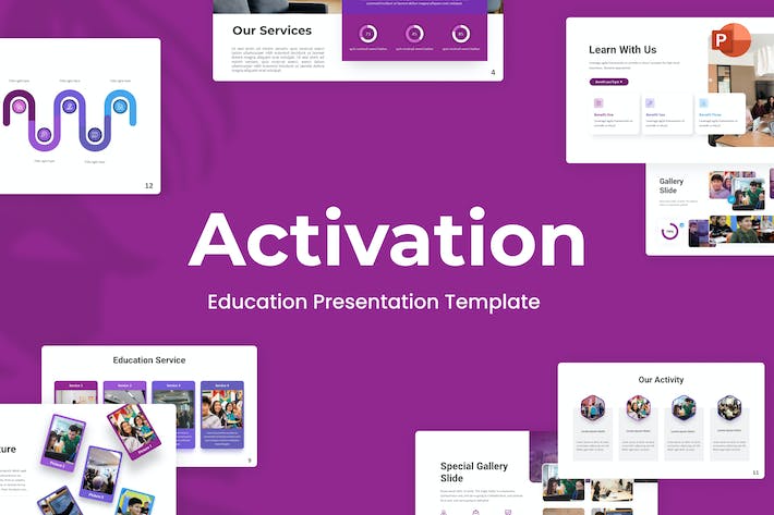 国外大学宣传介绍教育教学培训机构主题PPT模板 - 顶尖PPT