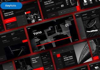 商务企业品牌形象展示Keynote模板 - 顶尖PPT