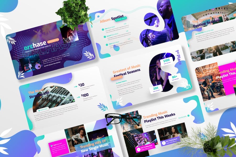 音乐节演唱会活动策划PPT模板 - 顶尖PPT