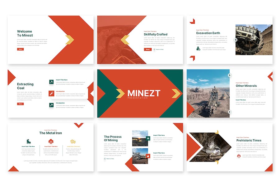 稀有金属矿产开发稀土行业PPT模板 - 顶尖PPT