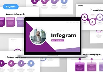 流程信息图形keynote模板 - 顶尖PPT