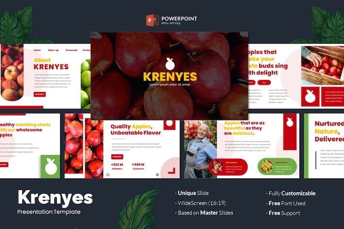 水果农业种植推广宣传PPT模板 - 顶尖PPT