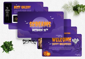 万圣节文化介绍活动策划keynote模板 - 顶尖PPT