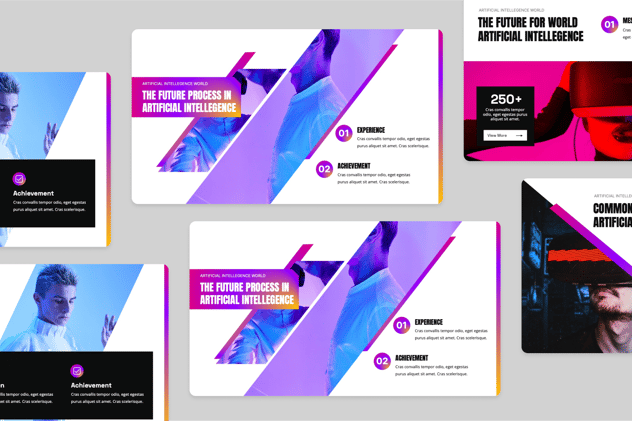 科技AI人工智能虚拟现实keynote模板 - 顶尖PPT