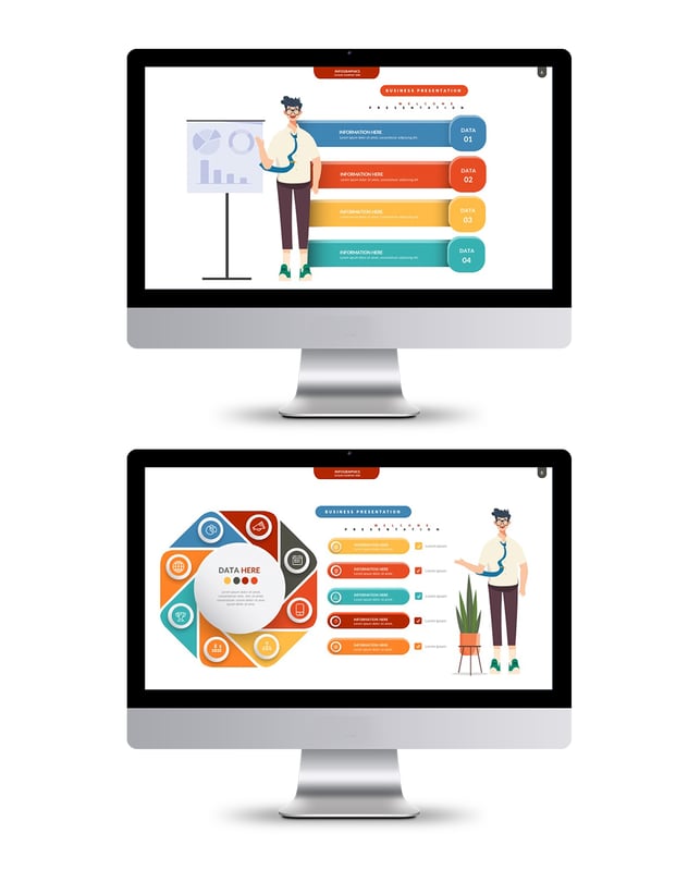 专业数据可视化信息图表大全PowerPoint模板 - 顶尖PPT