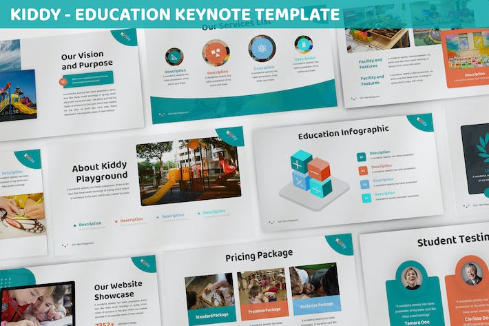 儿童教育教学keynote模板 - 顶尖PPT