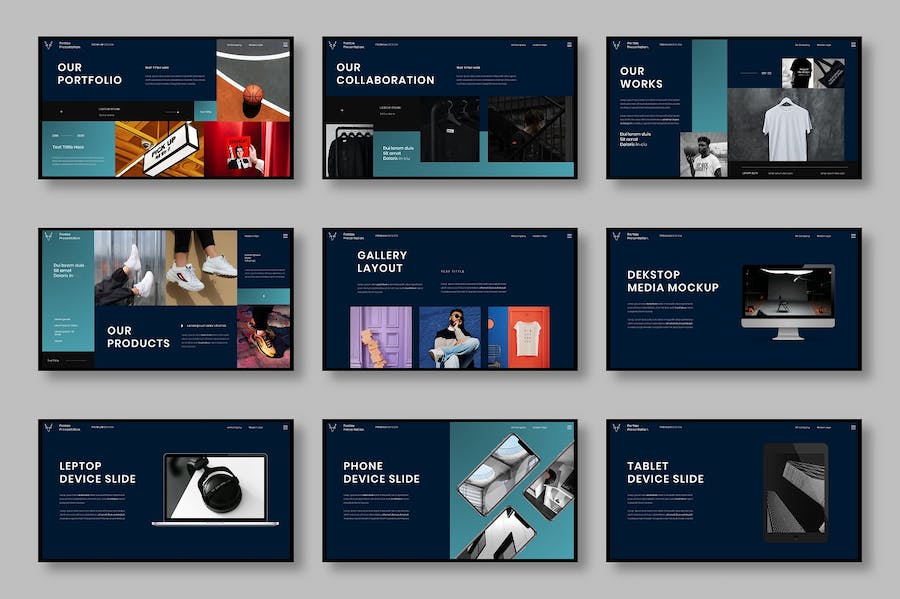 摄影器材商务产品服务介绍Keynote模板 - 顶尖PPT