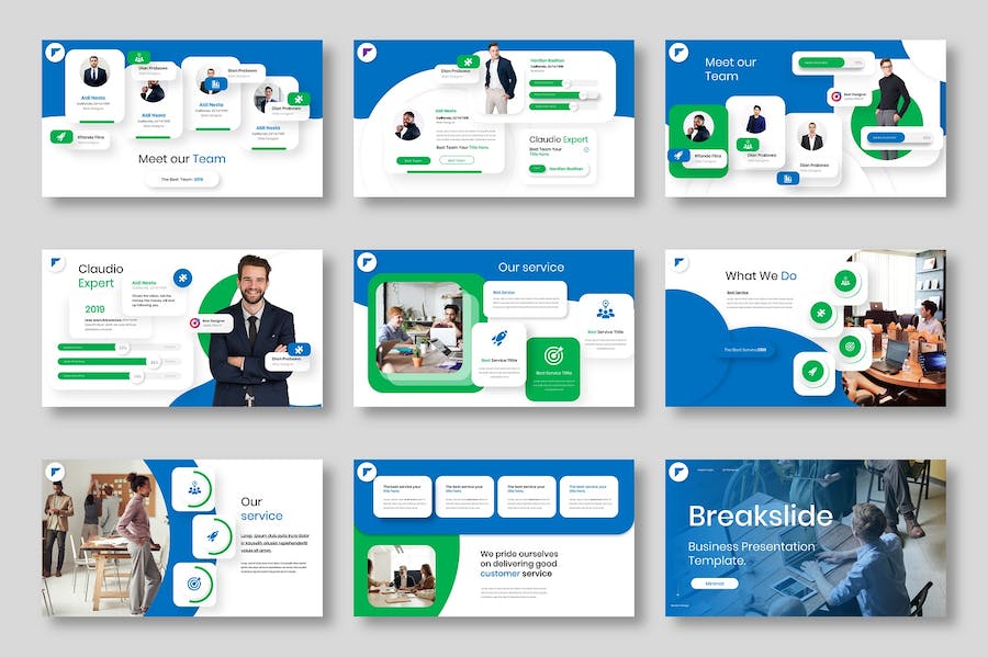 科技商务创业项目发展Keynote模板 - 顶尖PPT