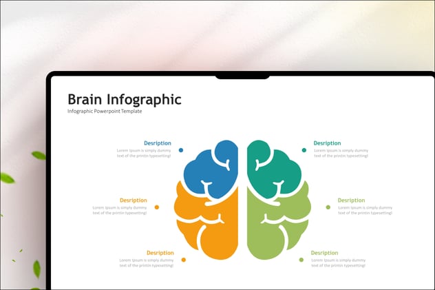 多种样式彩色大脑信息图形PPT模板 - 顶尖PPT