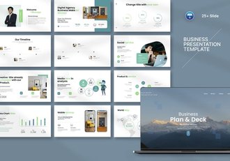 现代简约商业计划书融资方案Keynote模板 - 顶尖PPT