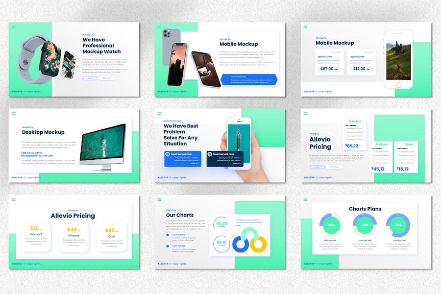 无人机航空摄影keynote模板 - 顶尖PPT