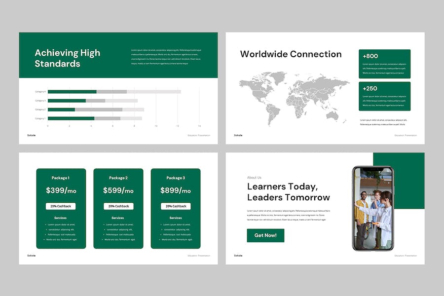 教育学校课程设计方案PPT模板 - 顶尖PPT
