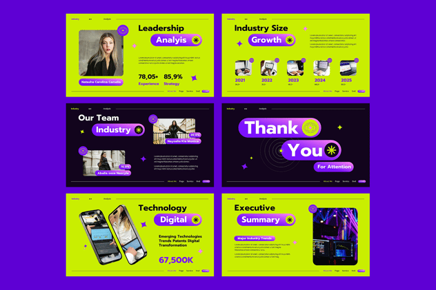 行业市场分析竞争研究PPT模板 - 顶尖PPT