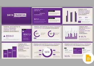 数据金融投资分析PPT模板 - 顶尖PPT