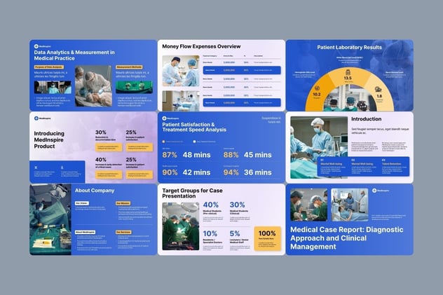 医疗案例病例分析PPT模板 - 顶尖PPT