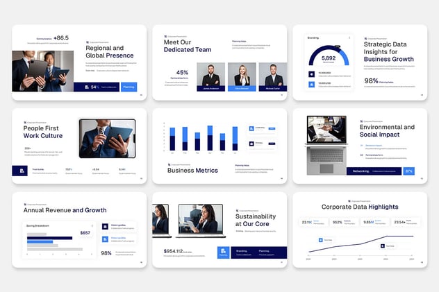 公司业务布局与发展规划展示PPT模板 - 顶尖PPT