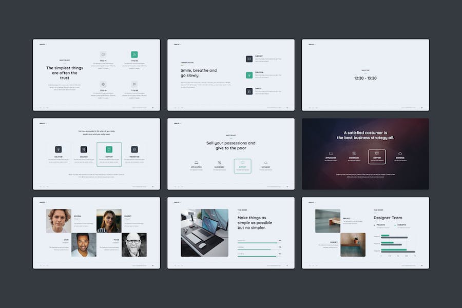 业务合作商业计划创业融资营销通用keynote模板 - 顶尖PPT