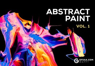 8张高清彩色油漆抽象图片素材 - 顶尖PPT