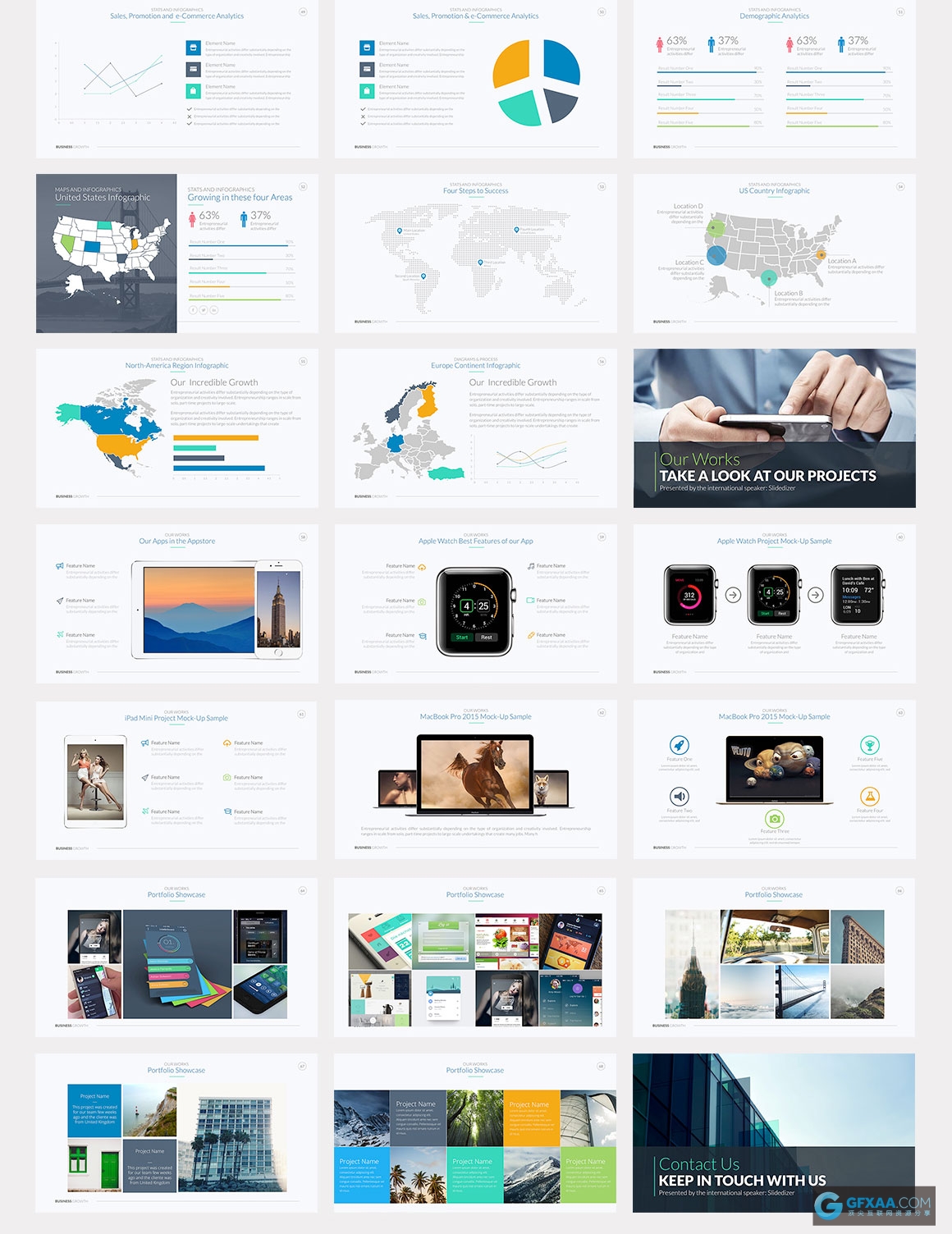 扁平化精美PPT模板 - 顶尖PPT