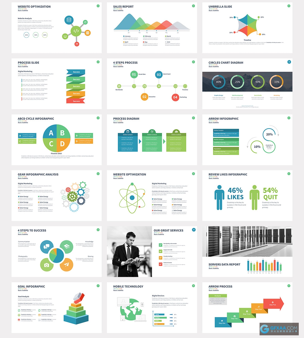 工作总结简介PPT模板 - 顶尖PPT