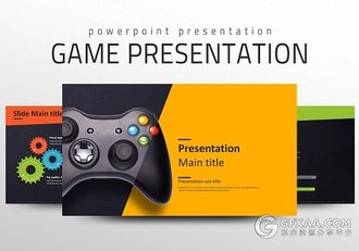 游戏公司游戏产品介绍PPT模板 - 顶尖PPT