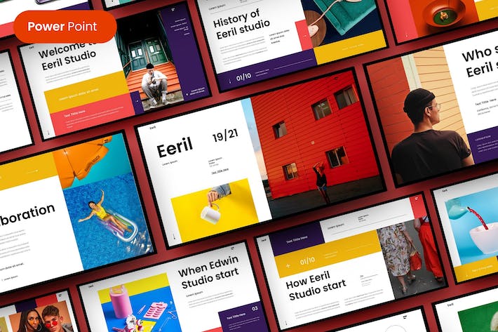 欧美企业商务PowerPoint模板 - 顶尖PPT