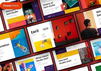 欧美企业商务PowerPoint模板 - 顶尖PPT