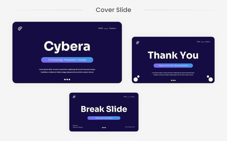 IT网络安全科技品牌Keynote模板 - 顶尖PPT