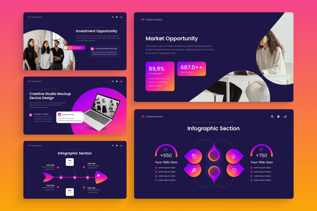 客户投资方或合作伙伴展示创意方案keynote模板 - 顶尖PPT