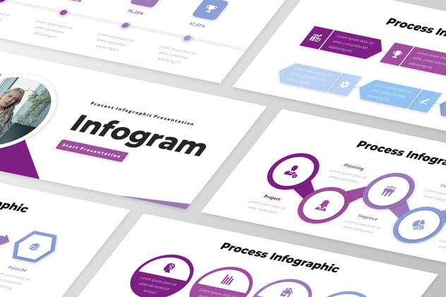 流程信息图形keynote模板 - 顶尖PPT