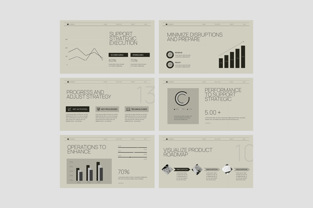 业务战略PPT模板 - 顶尖PPT