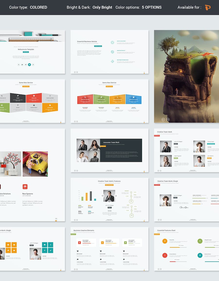 简约风格团队公司介绍商务商业PPT模板 - 顶尖PPT