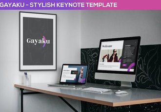 设计风格创意展示艺术美学Keynote模板 - 顶尖PPT