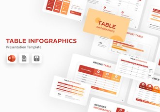 表格视觉数据图表演示PPT模板 - 顶尖PPT