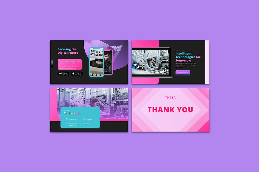 技术讲述展示应用策略推广PPT模板 - 顶尖PPT