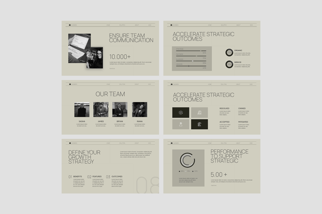 业务战略PPT模板 - 顶尖PPT