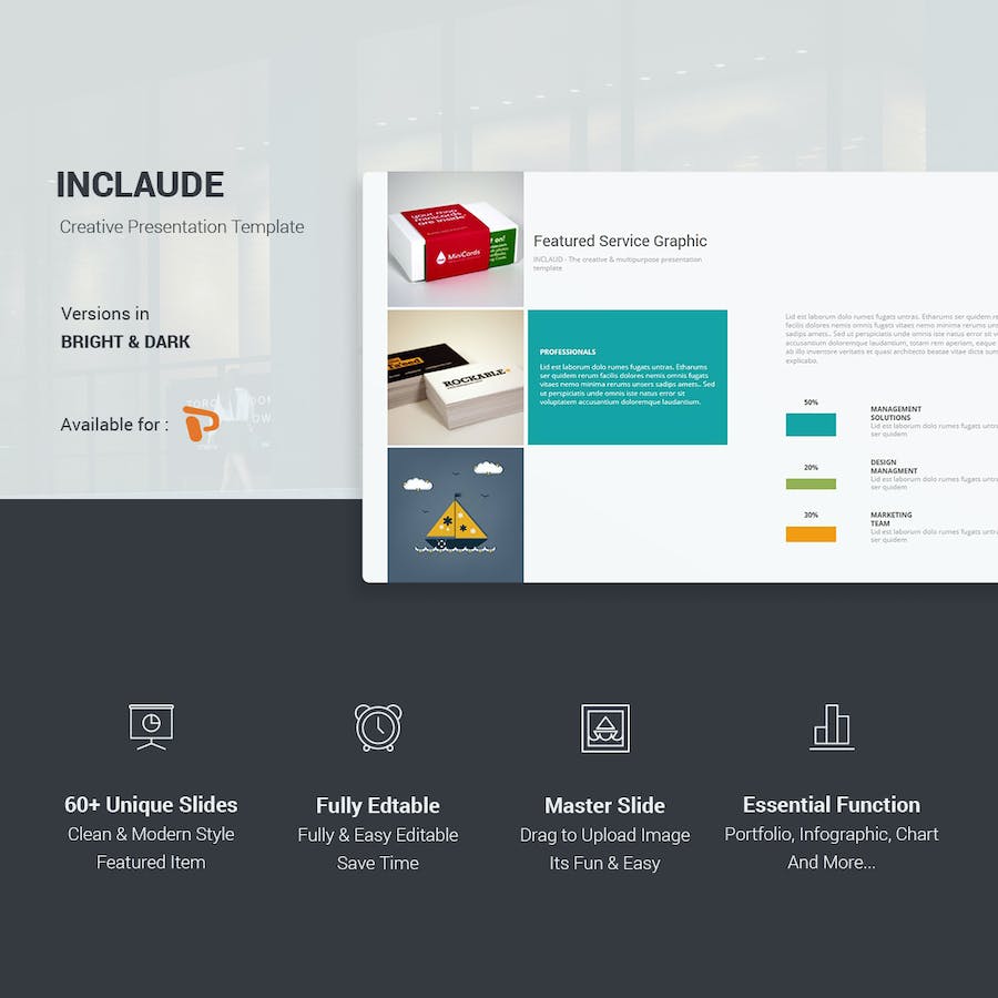 简约风格团队公司介绍商务商业PPT模板 - 顶尖PPT