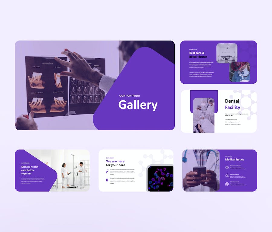 医疗健康医学行业方案PPT模板 - 顶尖PPT