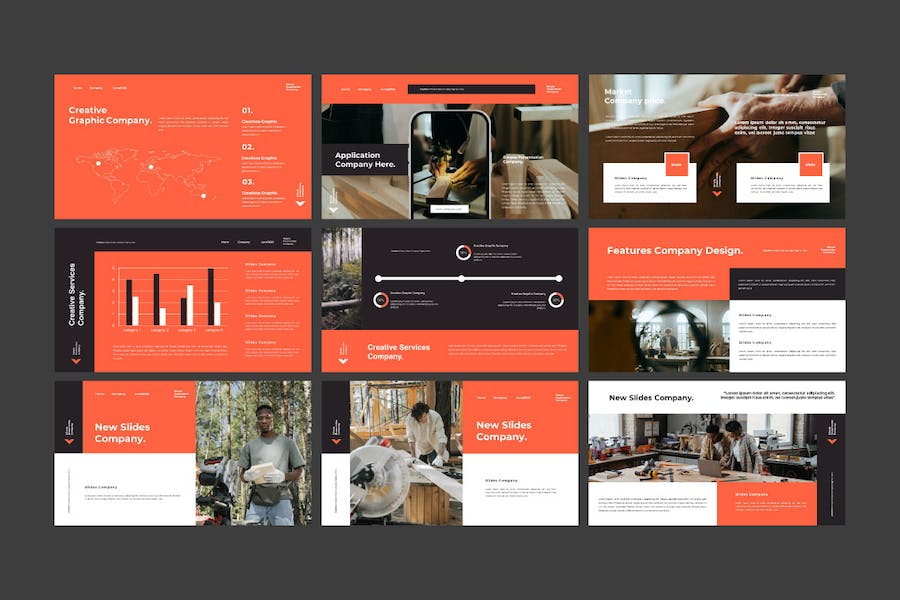 商务领域内容展示专业Keynote模板 - 顶尖PPT