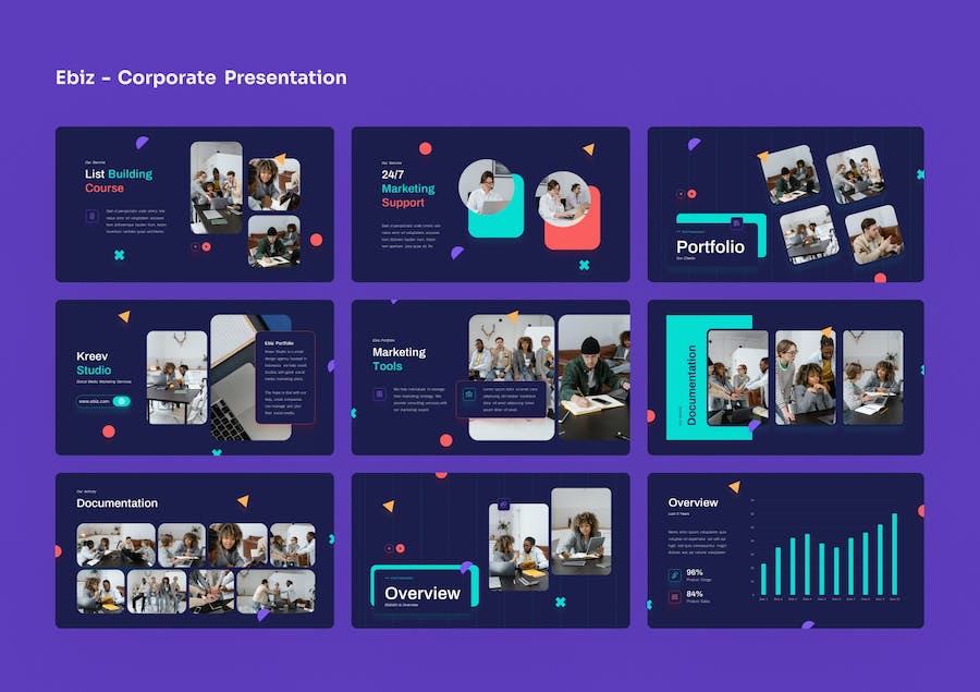 电子商务企业运营推广方案PPT模板 - 顶尖PPT