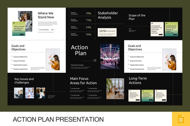业务行动计划方案执行PPT模板 - 顶尖PPT