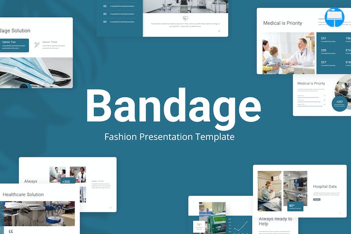 蓝色医学论文答辩医疗研究分析keynote模板 - 顶尖PPT