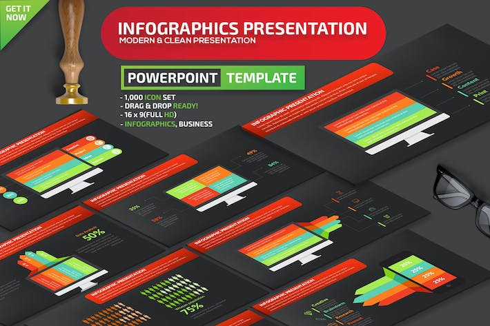 重要信息选项展示图形PPT模板 - 顶尖PPT