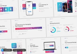 销售行业资料详细演示Keynote模板 - 顶尖PPT