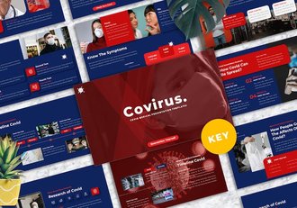 医疗疫情防控健康讲述Keynote模板 - 顶尖PPT