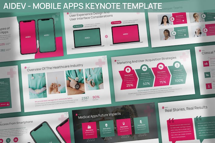 手机app移动应用开发推广展示keynote - 顶尖PPT